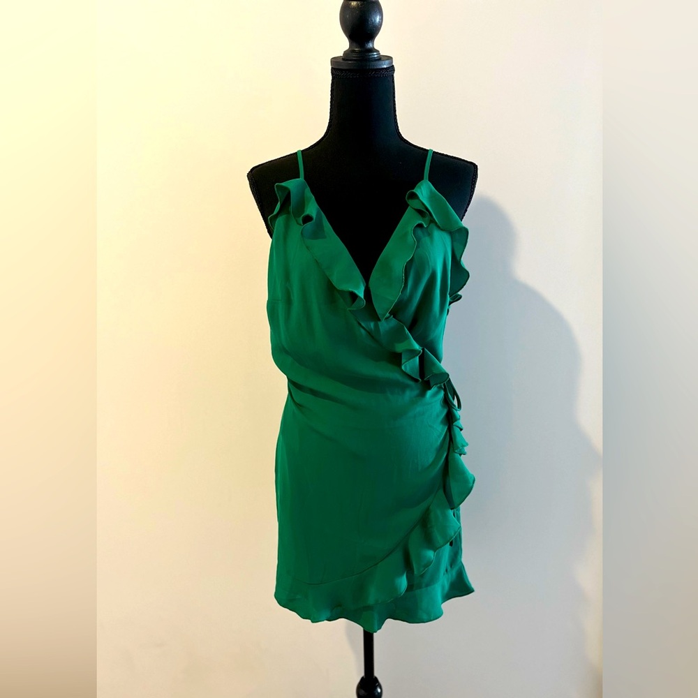 H&M Vibrant Green Mini Dress